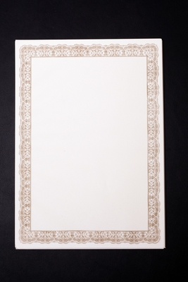 Parchment Certificate Paper